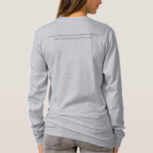 T-shirt dame de chat fou avec le symbole lovecats