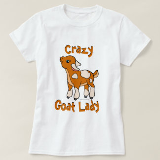 T-shirt DAME DE CHÈVRE CRAZY | par TotallyGoatally™