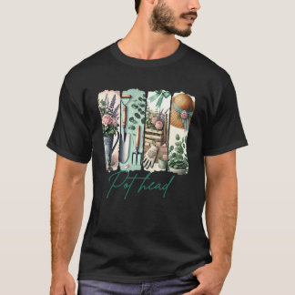 T-shirt Dame de jardinage plante jardinière coup de pincea