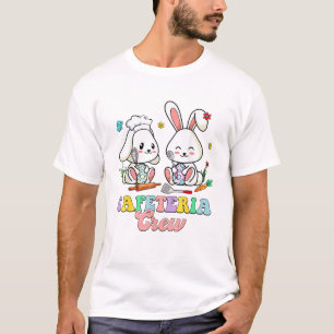 T-shirt Dame de la cafétéria de Pâques Équipage Repas Sall