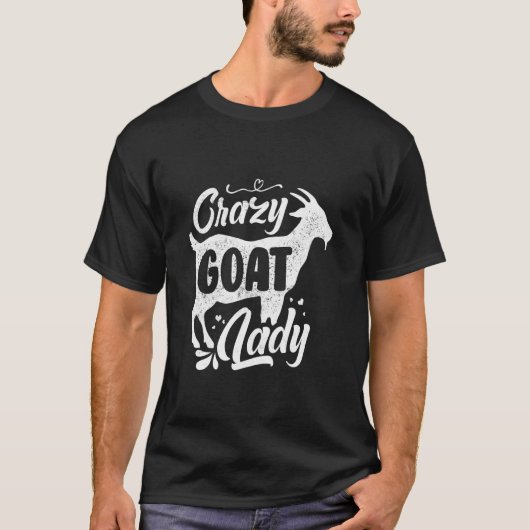 T-shirt Dame de la chèvre folle (Devant)