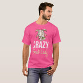 T-shirt Dame de la chèvre folle (Devant entier)