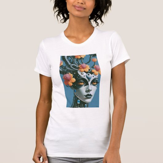 T-shirt Dame de la Fleur d'Aîné (Devant)