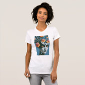 T-shirt Dame de la Fleur d'Aîné (Devant entier)