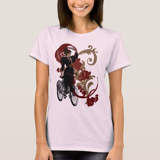 T-shirt Dame de vélo (Devant)