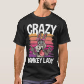 T-shirt Dame Dingue Donkey (Devant)