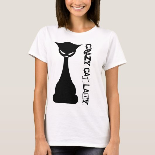 T-shirt Dame du Crazy Cat (Devant)
