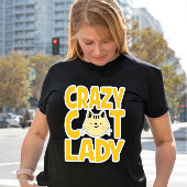 T-shirt Dame du Crazy Cat