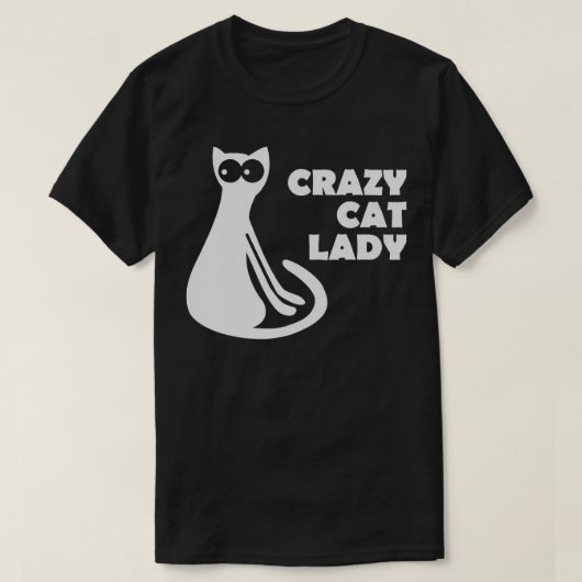 T-shirt Dame du Crazy Cat (Design devant)