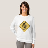 T-shirt Dame du Crazy Cat (Devant entier)
