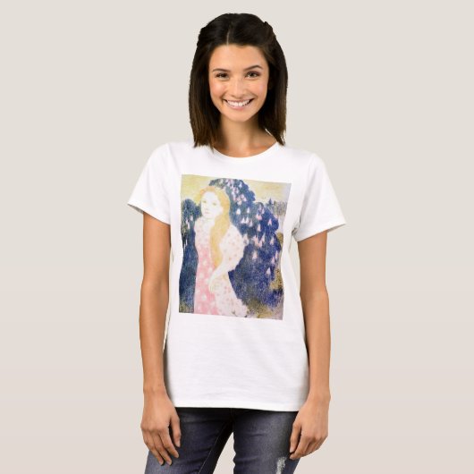 T-shirt Dame en Robe rose, Maurice Denis (Devant entier)