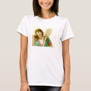 T-shirt Dame et tennis