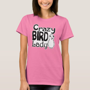 T-shirt Dame folle d'oiseau