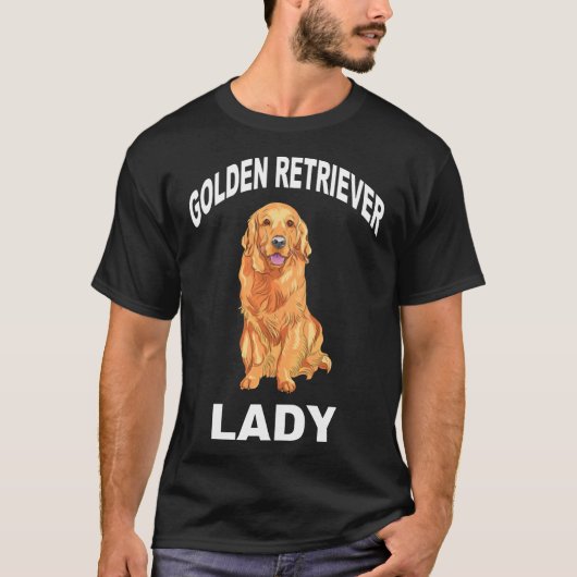T-shirt Dame Golden Retriever (Devant)