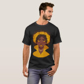 T-shirt dame jaune (Devant entier)