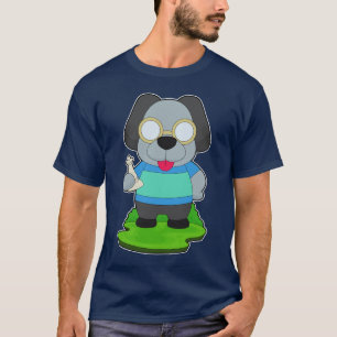 T-shirt Dame pièce d'échecs Chien