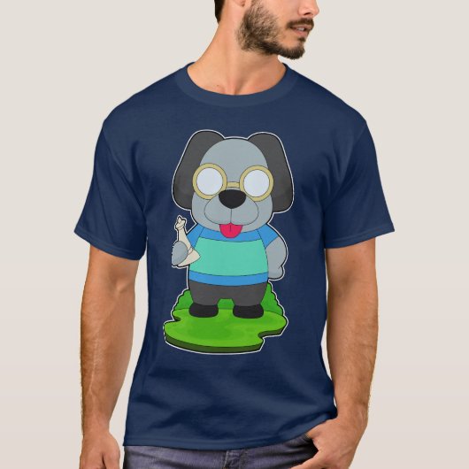 T-shirt Dame pièce d'échecs Chien (Devant)