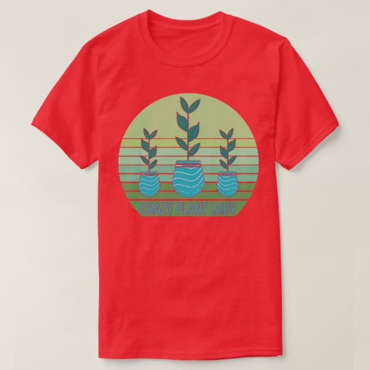T-shirt Dame Plante folle 4 (Design devant)