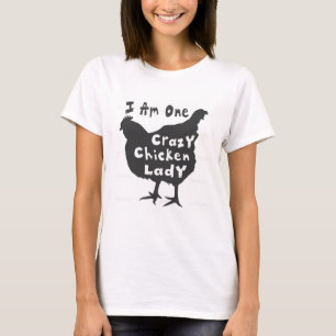 T-shirt Dame Poulet Folle