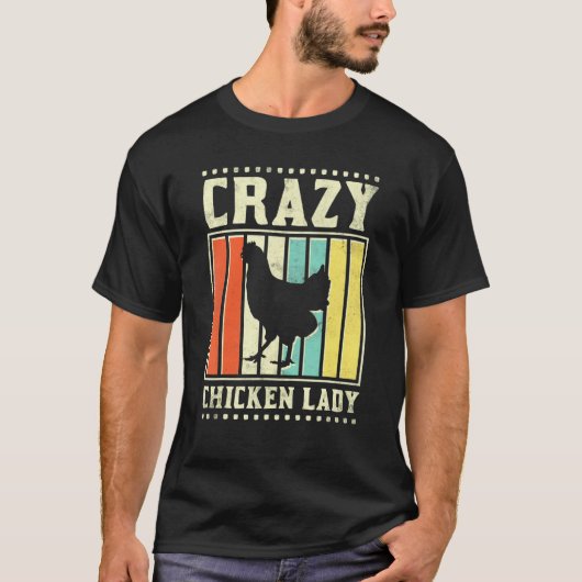 T-shirt Dame Poulet Folle (Devant)
