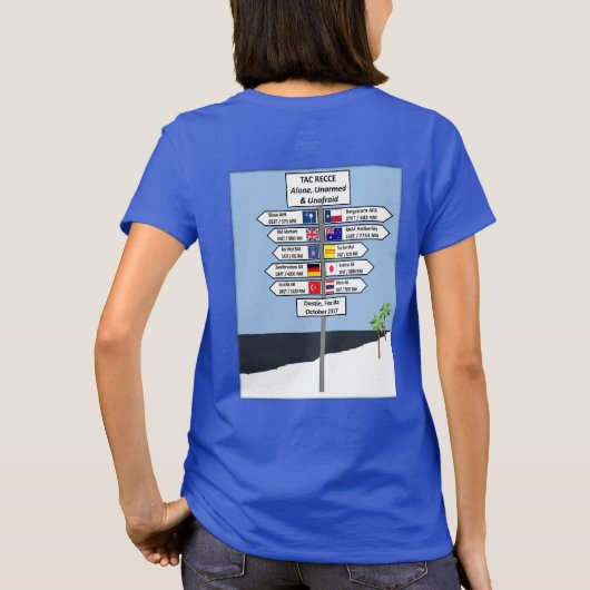 T-shirt Dames #2 de reconnaissance de Tac -- dos de (Dos)