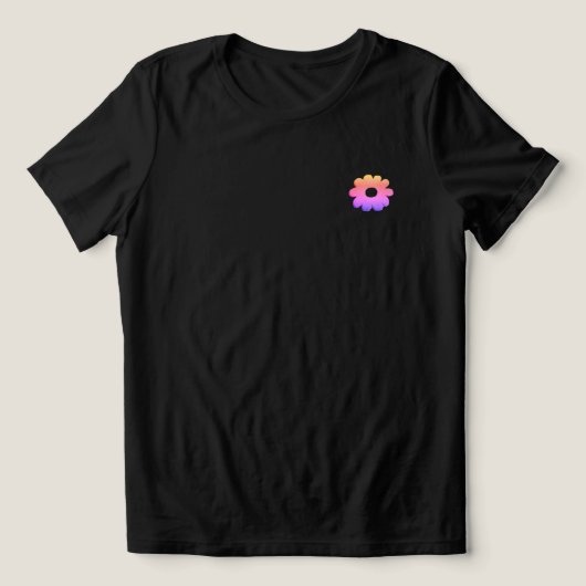 T-shirt DAMES BLOEM STIJL EN DESIGN (Design voorkant)
