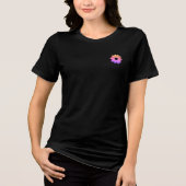 T-shirt DAMES BLOEM STIJL EN DESIGN (Voorkant)