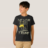 T-shirt Dames de chat pour Donald Trump 2024 élection sarc (Devant entier)