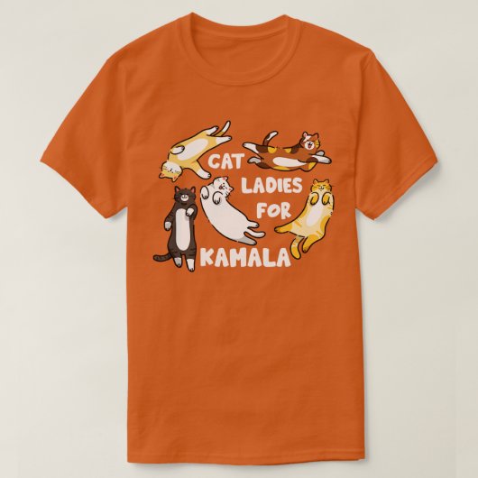 T-shirt Dames de chat pour Kamala 7 (Design devant)