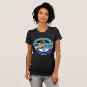 T-shirt dames de l'Espace Hipsters Apollo 13 50e d (Devant entier)