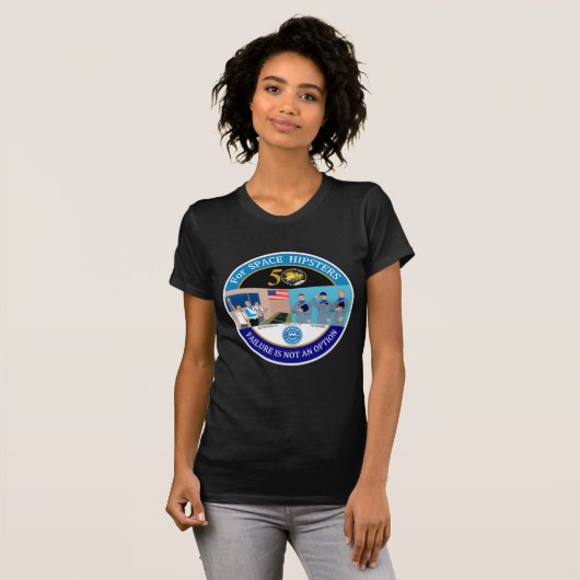 T-shirt dames de l'Espace Hipsters Apollo 13 50e d (Devant entier)