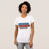 T-shirt Dames de #PriceOnPollution d'acte d'innovation (Devant entier)