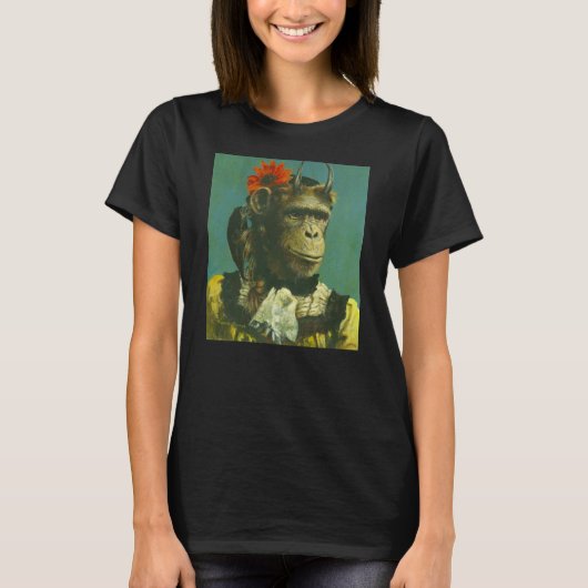 T-Shirt Dames Demon Singe (Devant)
