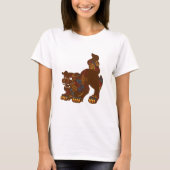 T-shirt dames d'Okinawa Shisa (Devant)