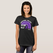 T-shirt Dames le plus long jour Alzheimer's Association 20 (Devant entier)