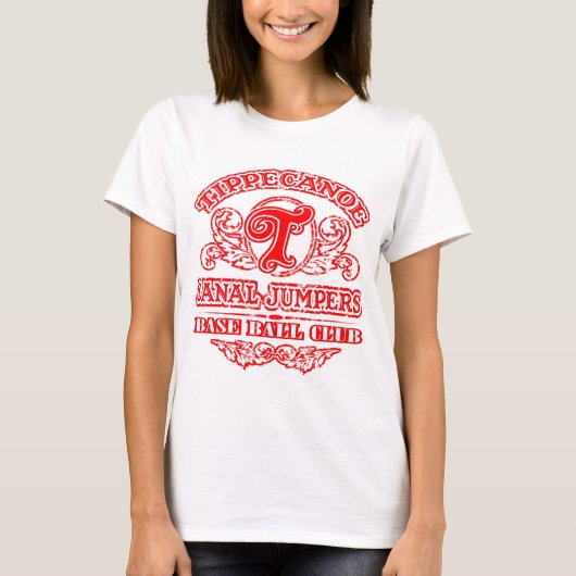 T-shirt (dames) - rétro logo (Devant)