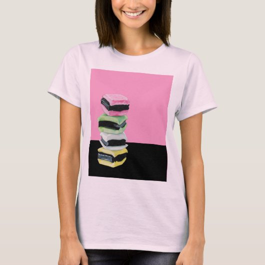 T-shirt dames rose de Licorice Allsports (Devant)