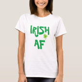 T-shirt Dames Shamrocks de la Saint Patrick (Devant)