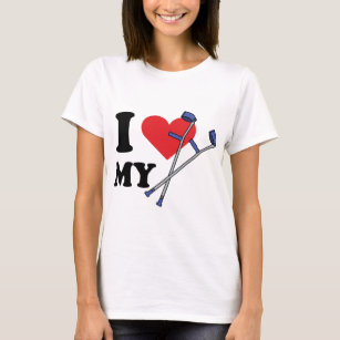 T-shirt Dames T d'amour de béquille