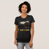 T-shirt Dames Twofer de blaireau de miel pur (Devant entier)