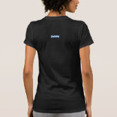 T-shirt Dames Twofer pur (adapté) (Dos)