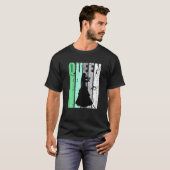 T-shirt Dames violoniste Queen mignonne Cool Design Motiva (Devant entier)