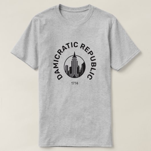 T-shirt Damicratique (Design devant)