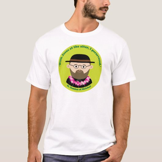 T-shirt Damien de Molokai (Devant)