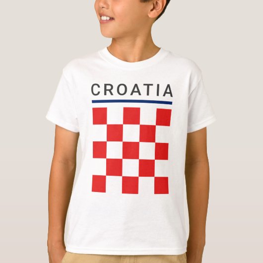 T-shirt Damier croate (Devant)