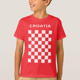 T-shirt Damier Croate Blanc