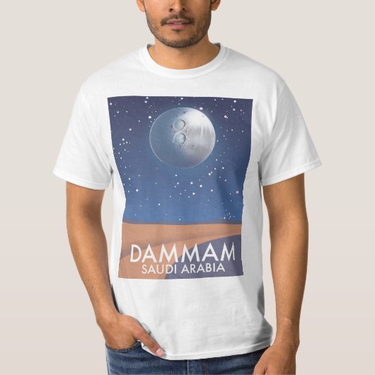 T-shirt Dammam Arabie Saoudite poster de voyage (Devant)