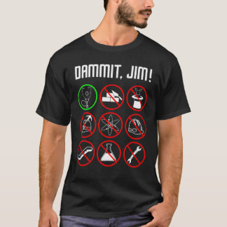T-shirt DAMMIT JIM Drôle cadeau de soins infirmiers615