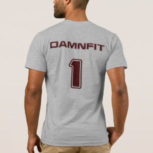 T-Shirt DAMNFIT1 Cran/Grey