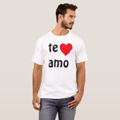 T-shirt "d'AMO de Te" (Devant entier)